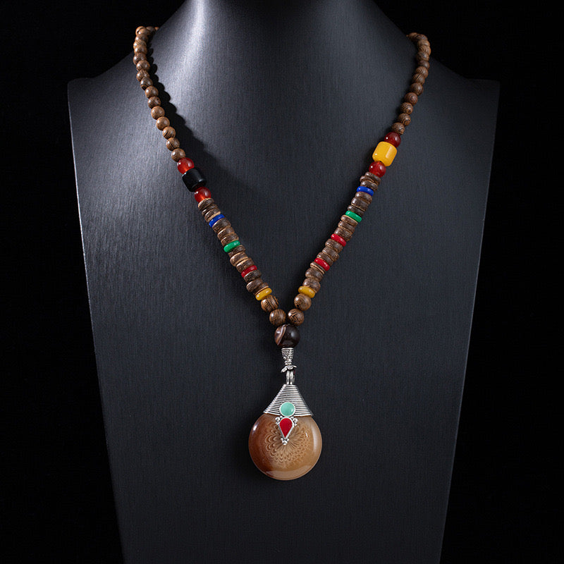 The Desert Sun Amulet Necklace
