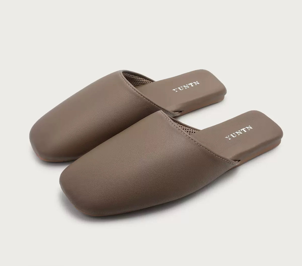Luxe Leather Slippers