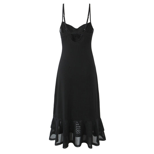Midnight Muse Asymmetrical Midi Dress