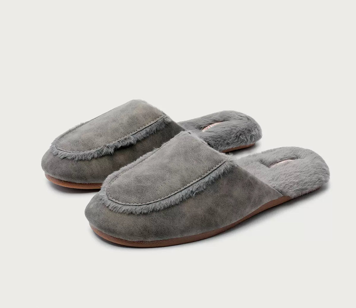 Whisper Faux-Fur Mules