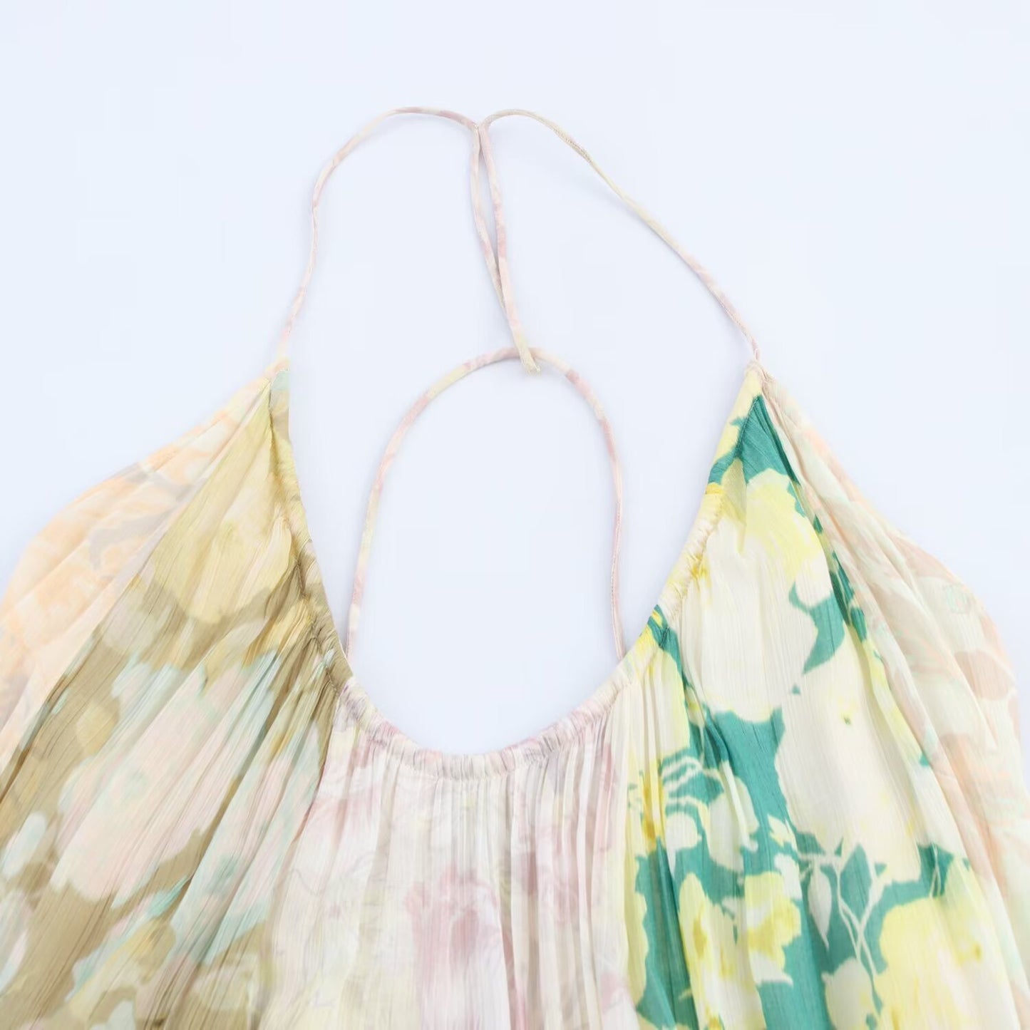 Ethereal Floral Cascade Maxi Dress