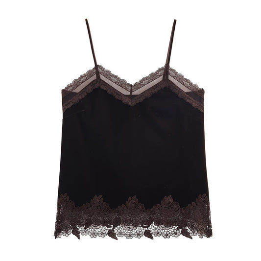Cocoa Lace Whisper Camisole