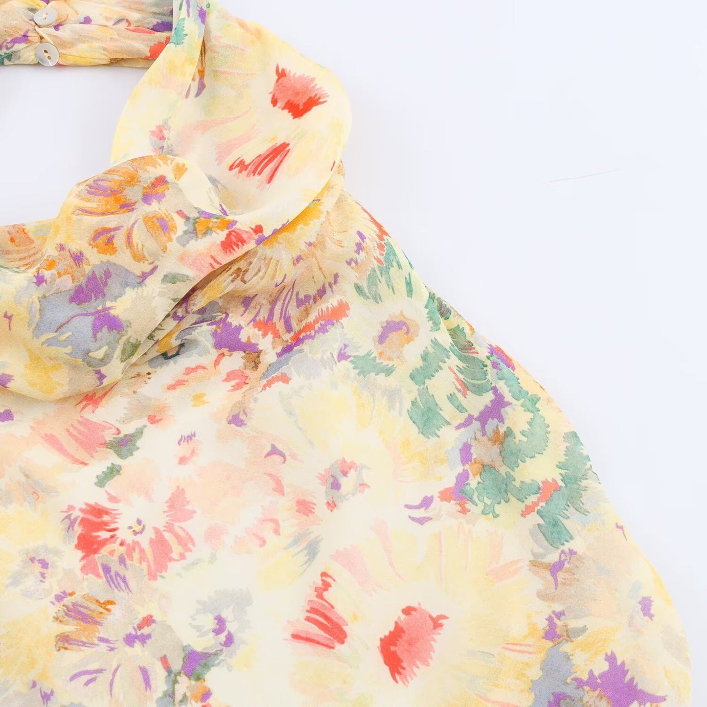 Watercolor Dream Halter Maxi Dress