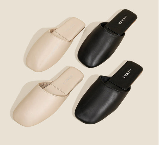 Luxe Leather Slippers