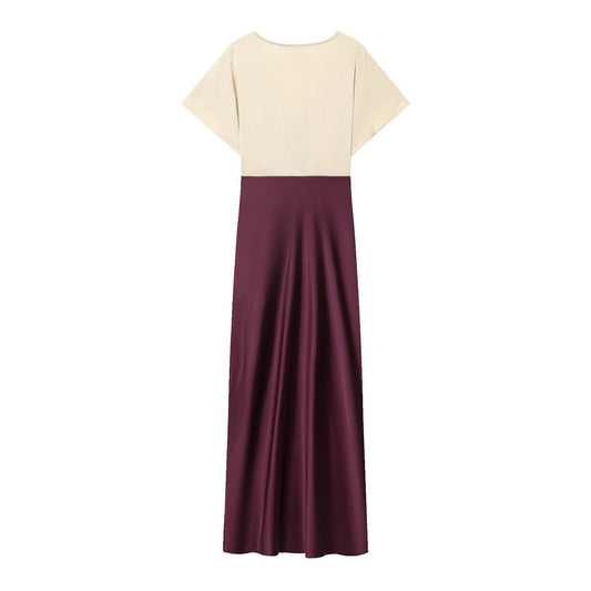 Velvet Rose Two-Tone Lounge
Maxi Dress