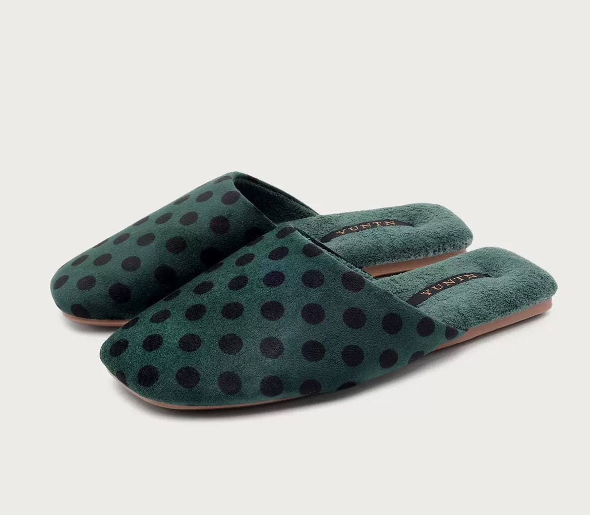 The Polka Charm Lounge Mules