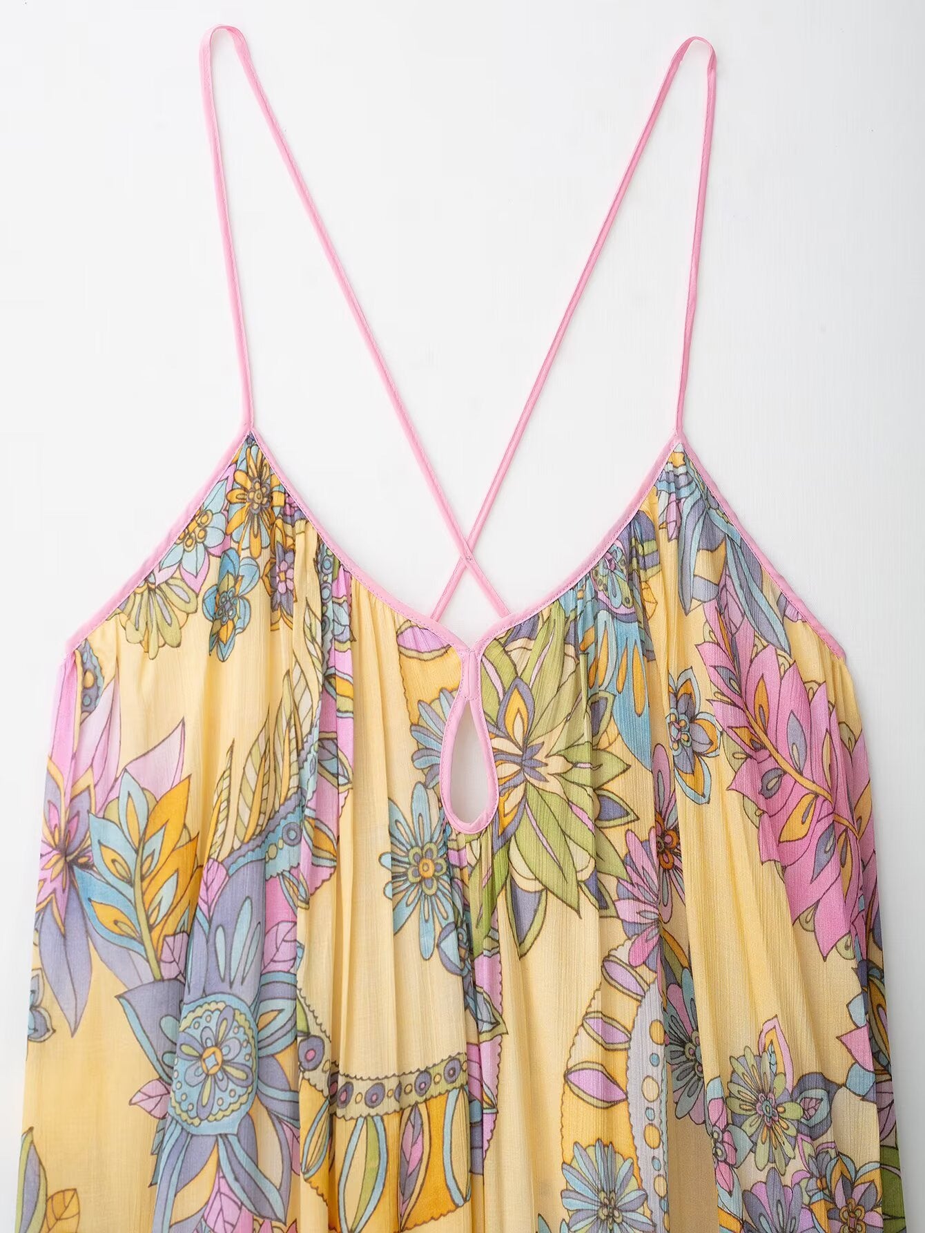 Pastel Paradise Flow Maxi Dress