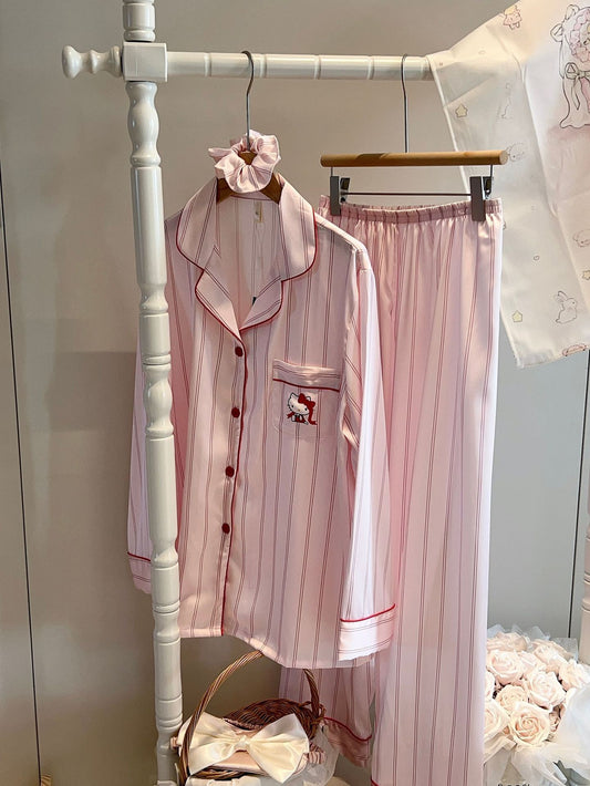 Hello Kitty Pajama Set Long Sleeve