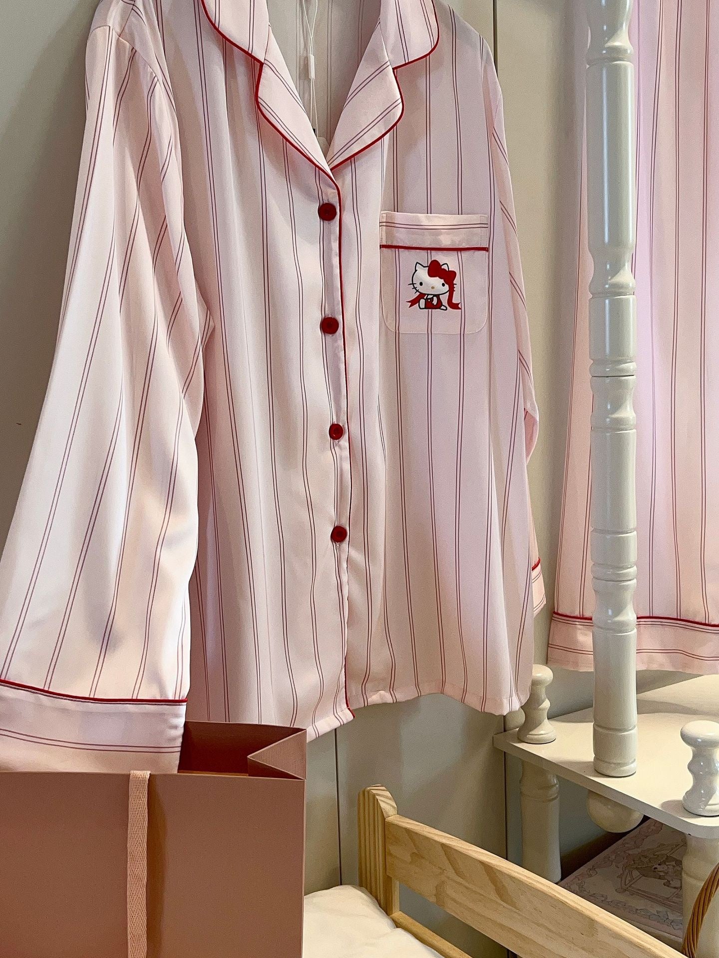 Hello Kitty Pajama Set Long Sleeve