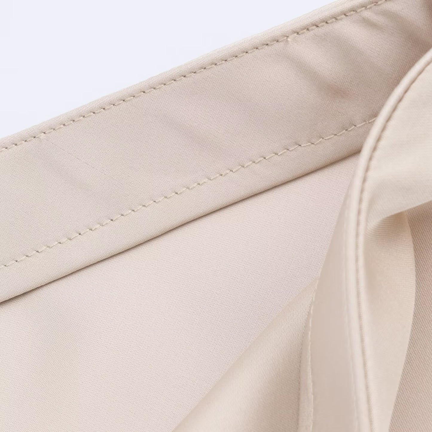 Silky Satin Asymmetrical Lace Skirt Slip