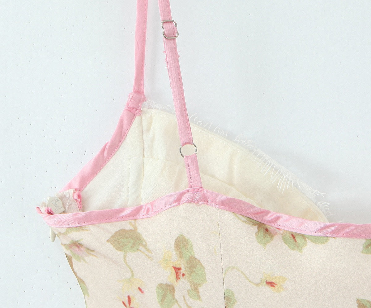 Vintage Rose Slip Dress