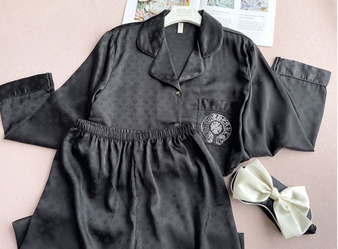 Midnight Luxe Satin Set