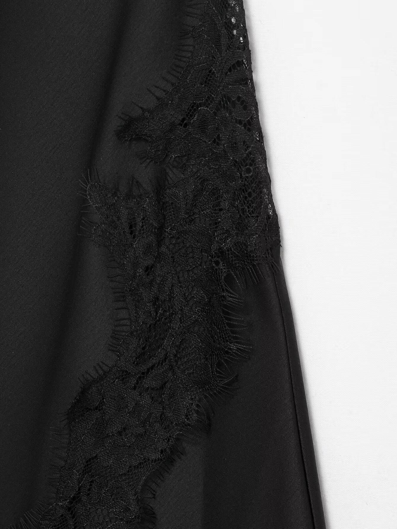 Cascade Lace Slip Dress