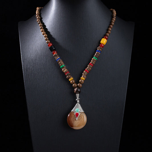 The Desert Sun Amulet Necklace