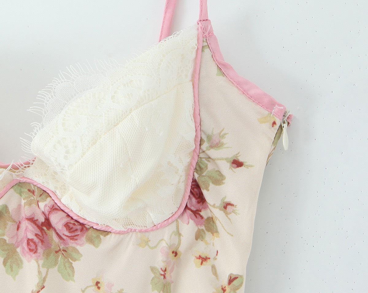 Vintage Rose Slip Dress