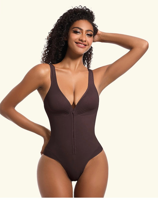 Deep-V Sculpting Bodysuit