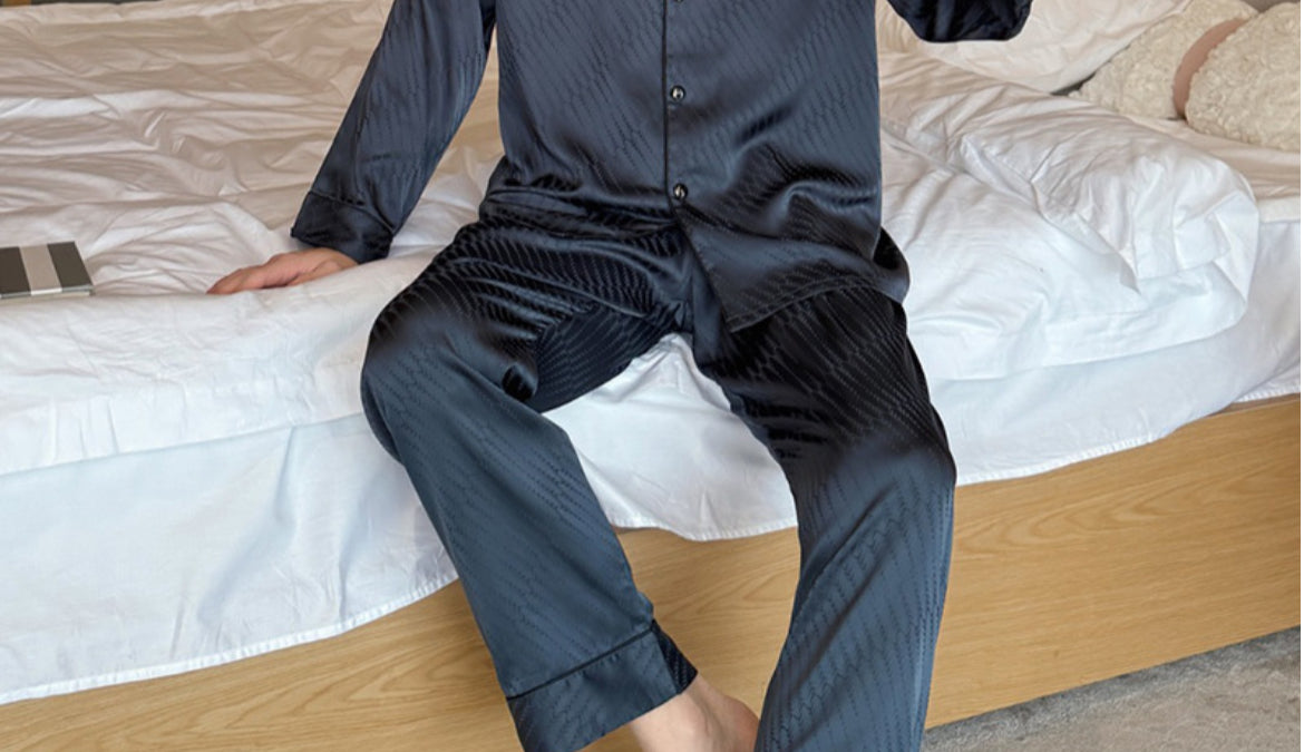 Luxe Diamond-Satin Set