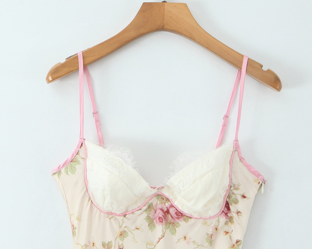 Vintage Rose Slip Dress