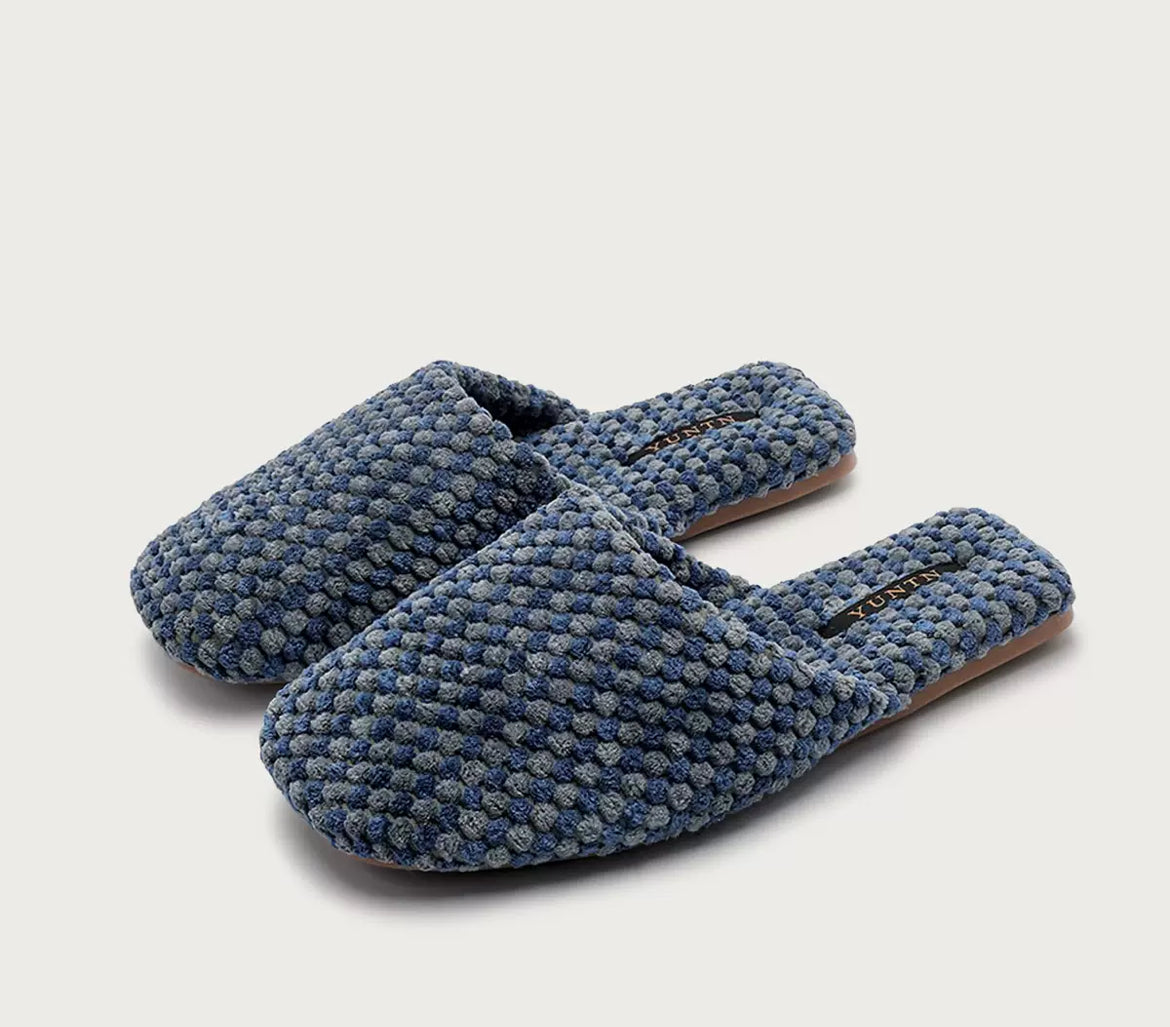 The Pebble Plush Mules