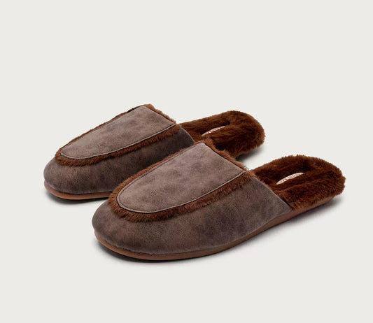 Whisper Faux-Fur Mules