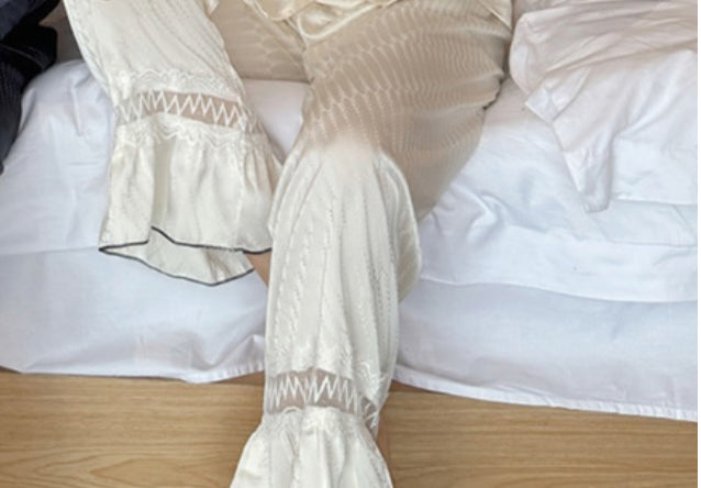 Luxe Diamond-Satin Set