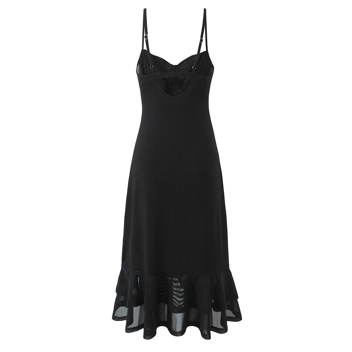 Midnight Muse Asymmetrical Midi Dress