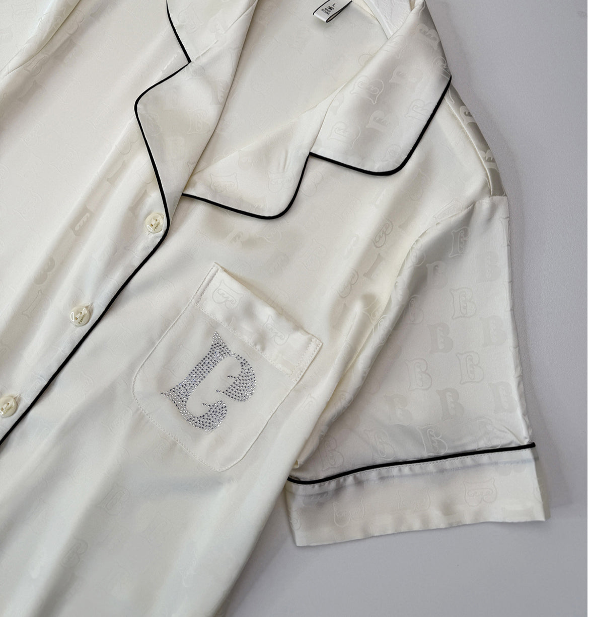 Luxe Diamond-Satin Set