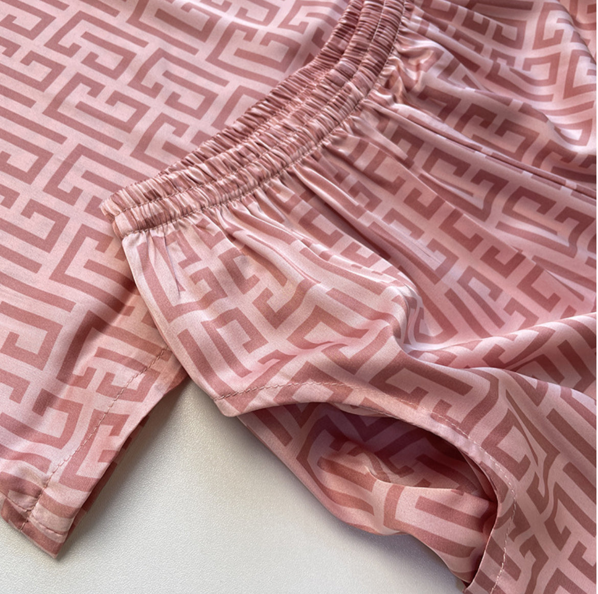 Blush Maze Couple Set