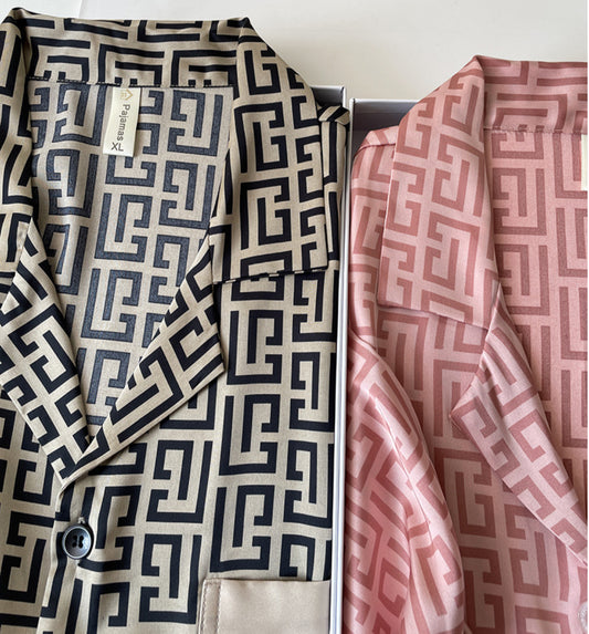 Blush Maze Couple Set