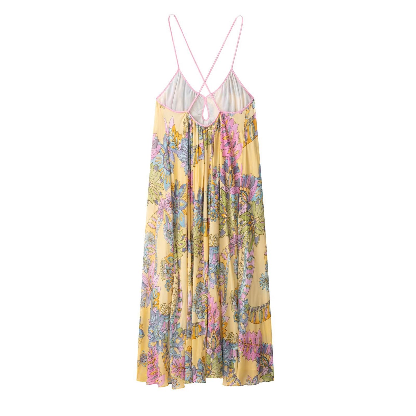 Pastel Paradise Flow Maxi Dress