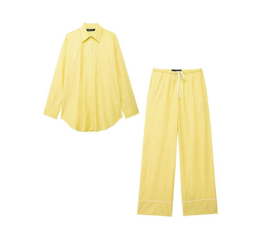 Sunrise Stripe Pajama Set