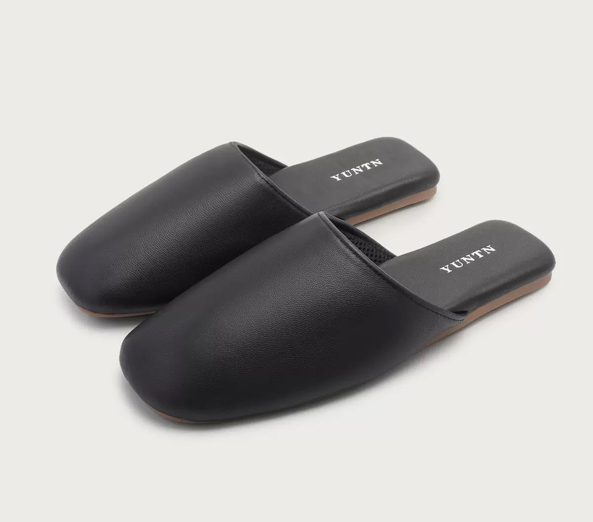 Luxe Leather Slippers