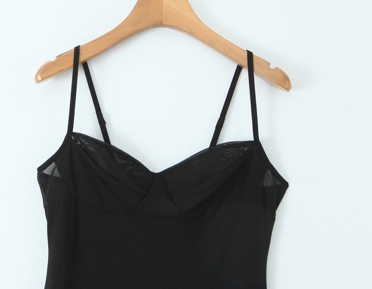 Midnight Muse Asymmetrical Midi Dress