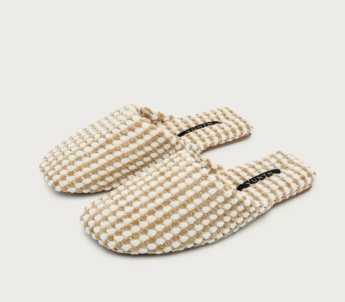 The Pebble Plush Mules