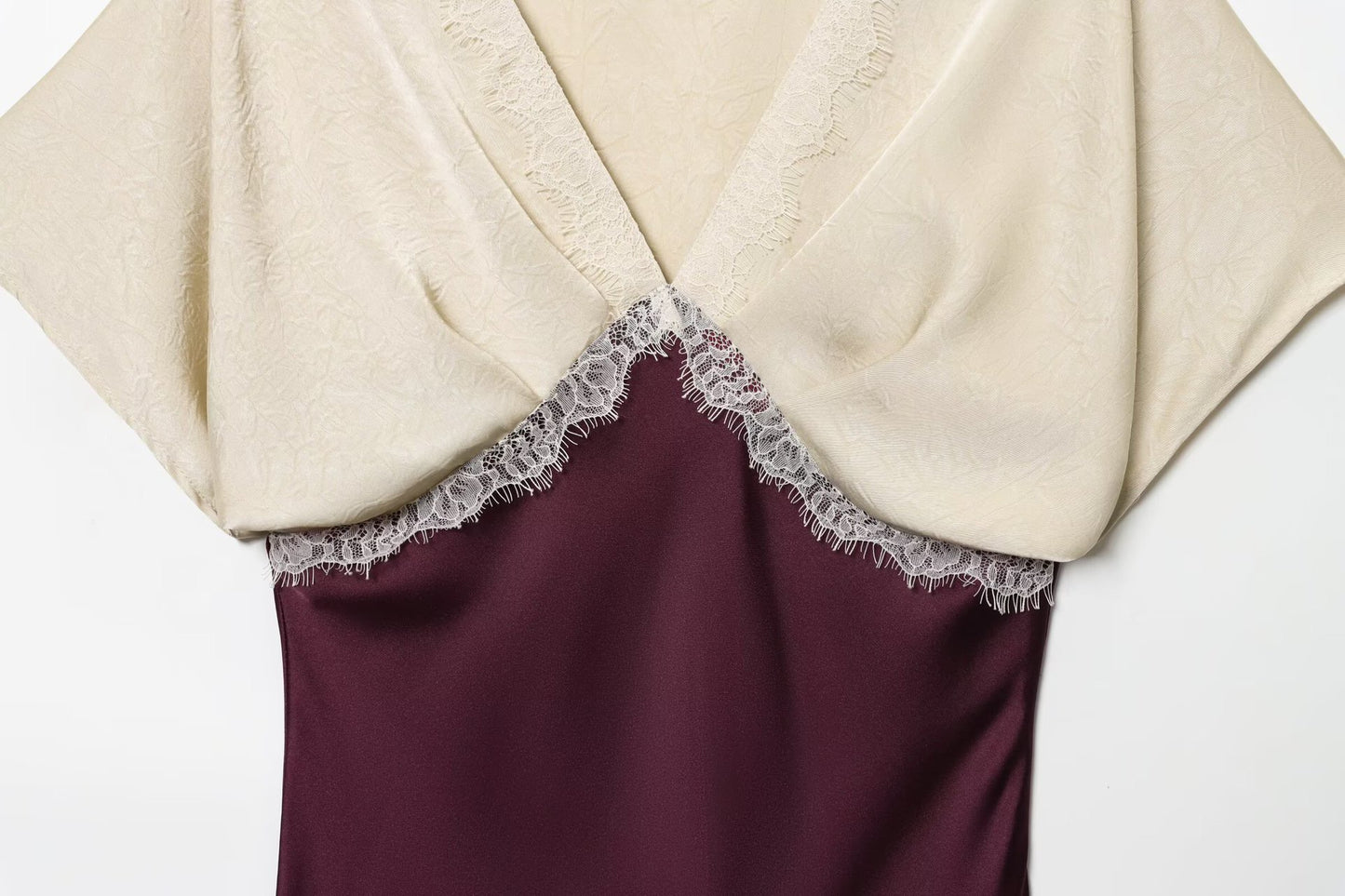 Velvet Rose Two-Tone Lounge
Maxi Dress