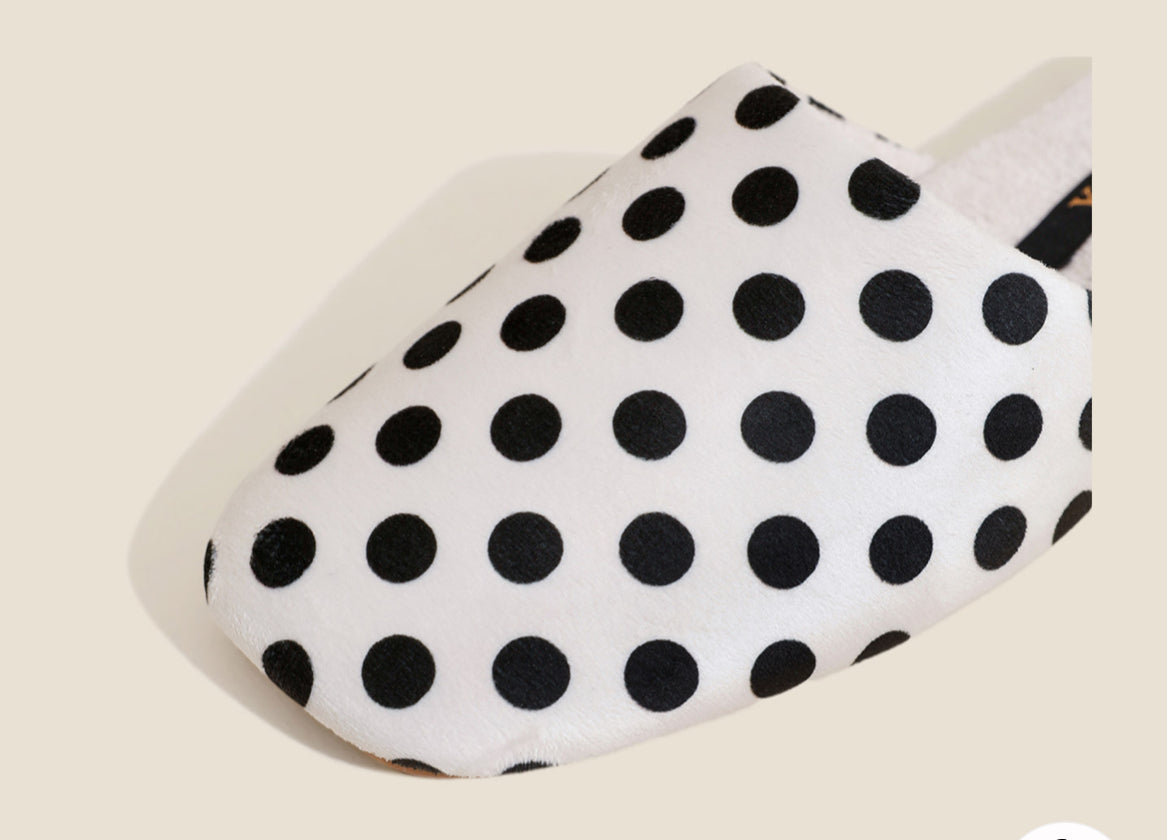 The Polka Charm Lounge Mules