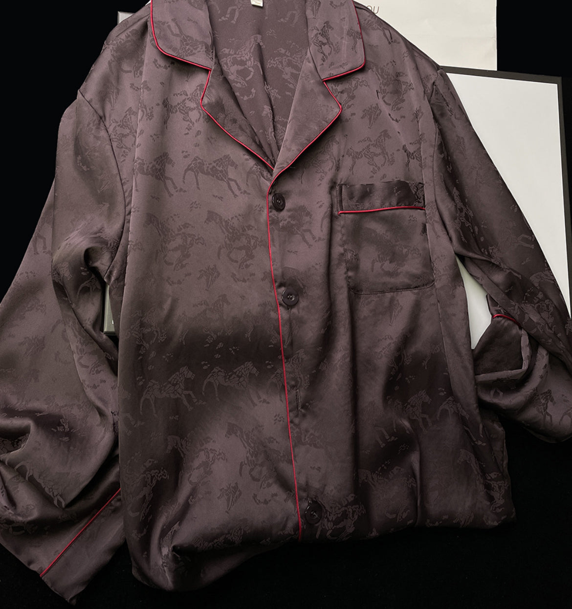 Crimson Royale Satin Set (Couple Edition)