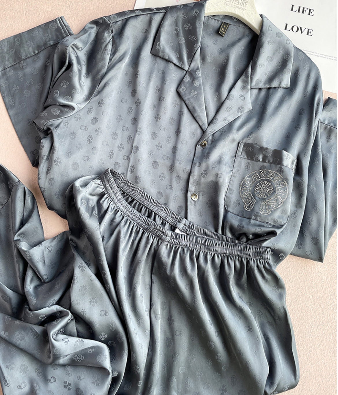 Midnight Luxe Satin Set