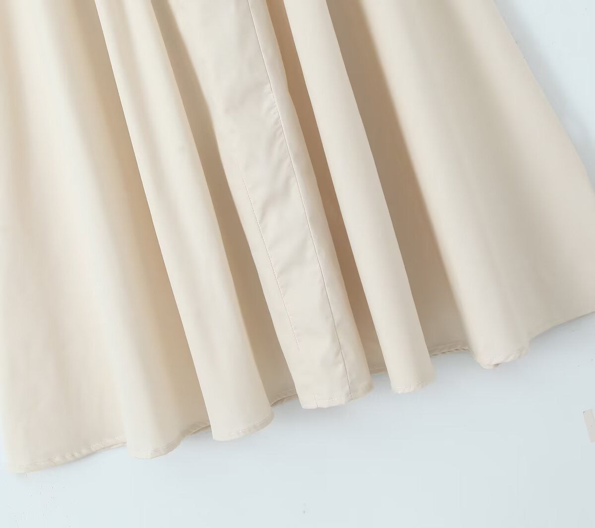 Ivory Corset Midi Dress