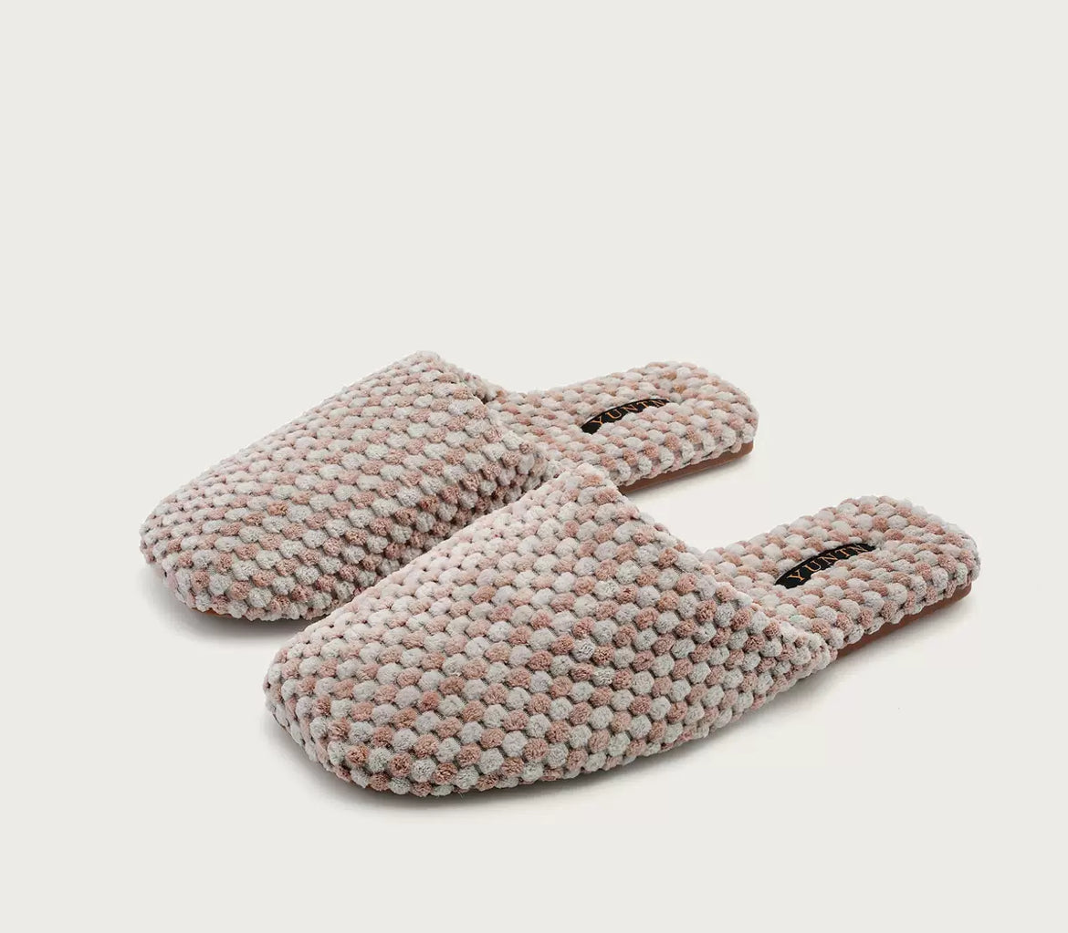 The Pebble Plush Mules