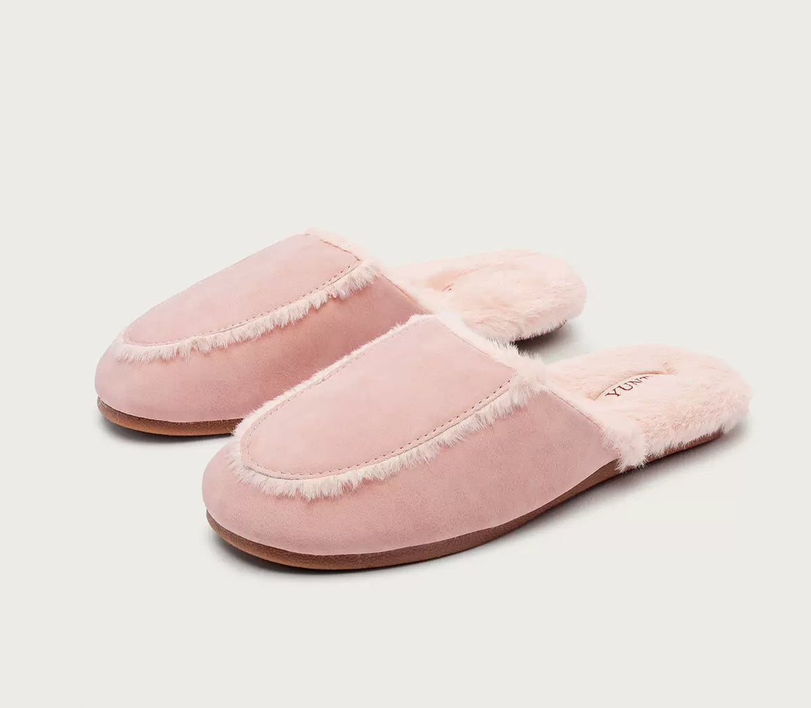 Whisper Faux-Fur Mules
