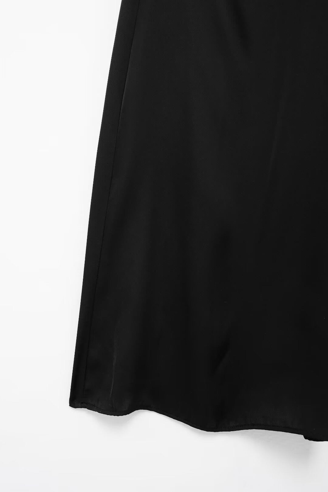 Midnight Knot Lace-Back Slip Dress