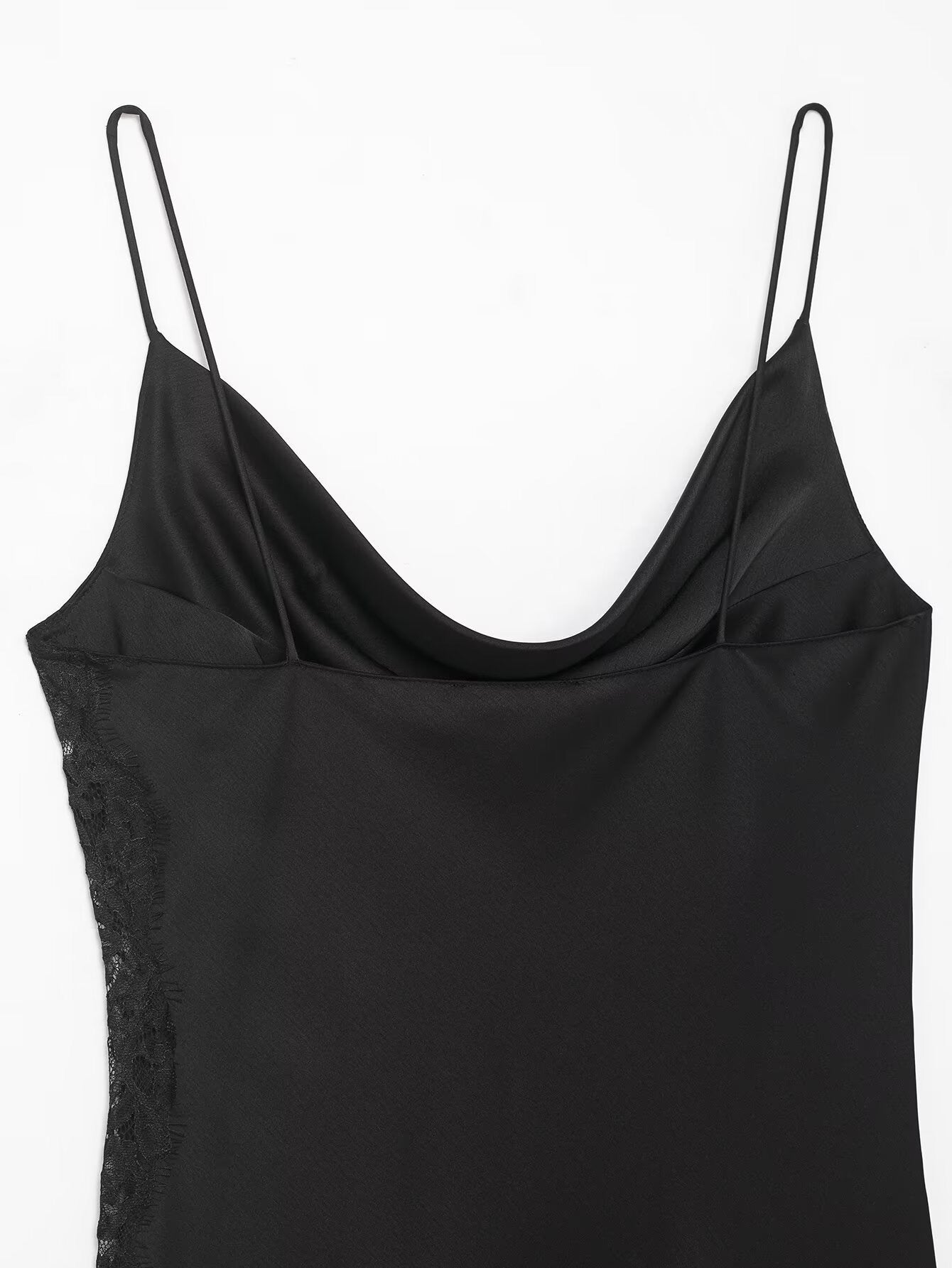 Cascade Lace Slip Dress