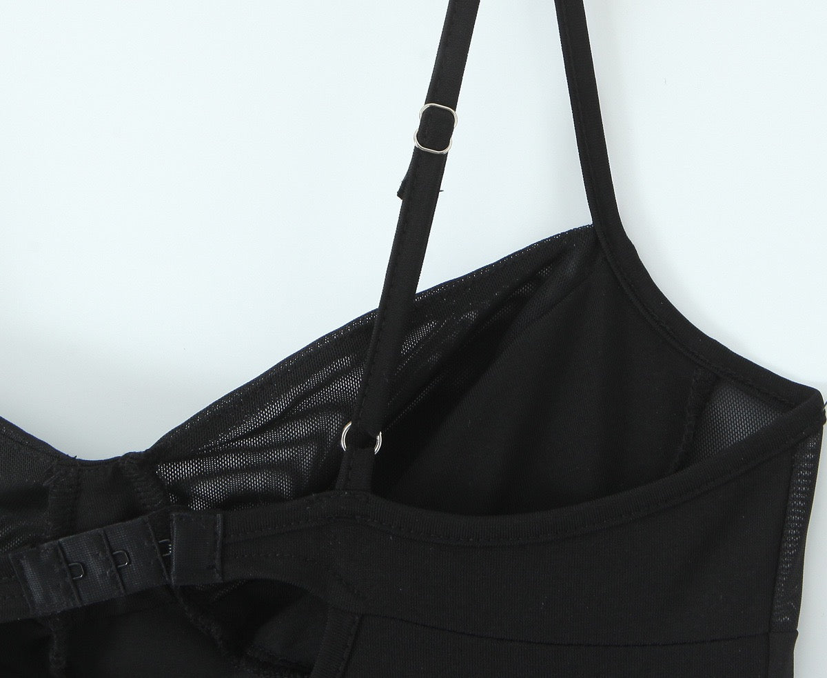 Midnight Muse Asymmetrical Midi Dress