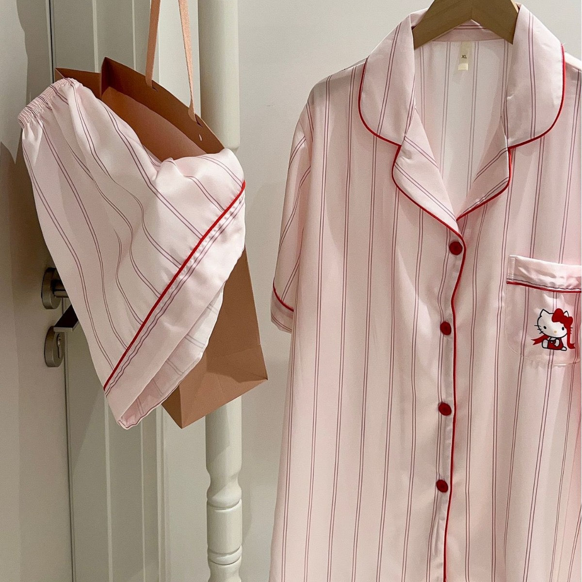 Hello Kitty Pajama Set Short Sleeve