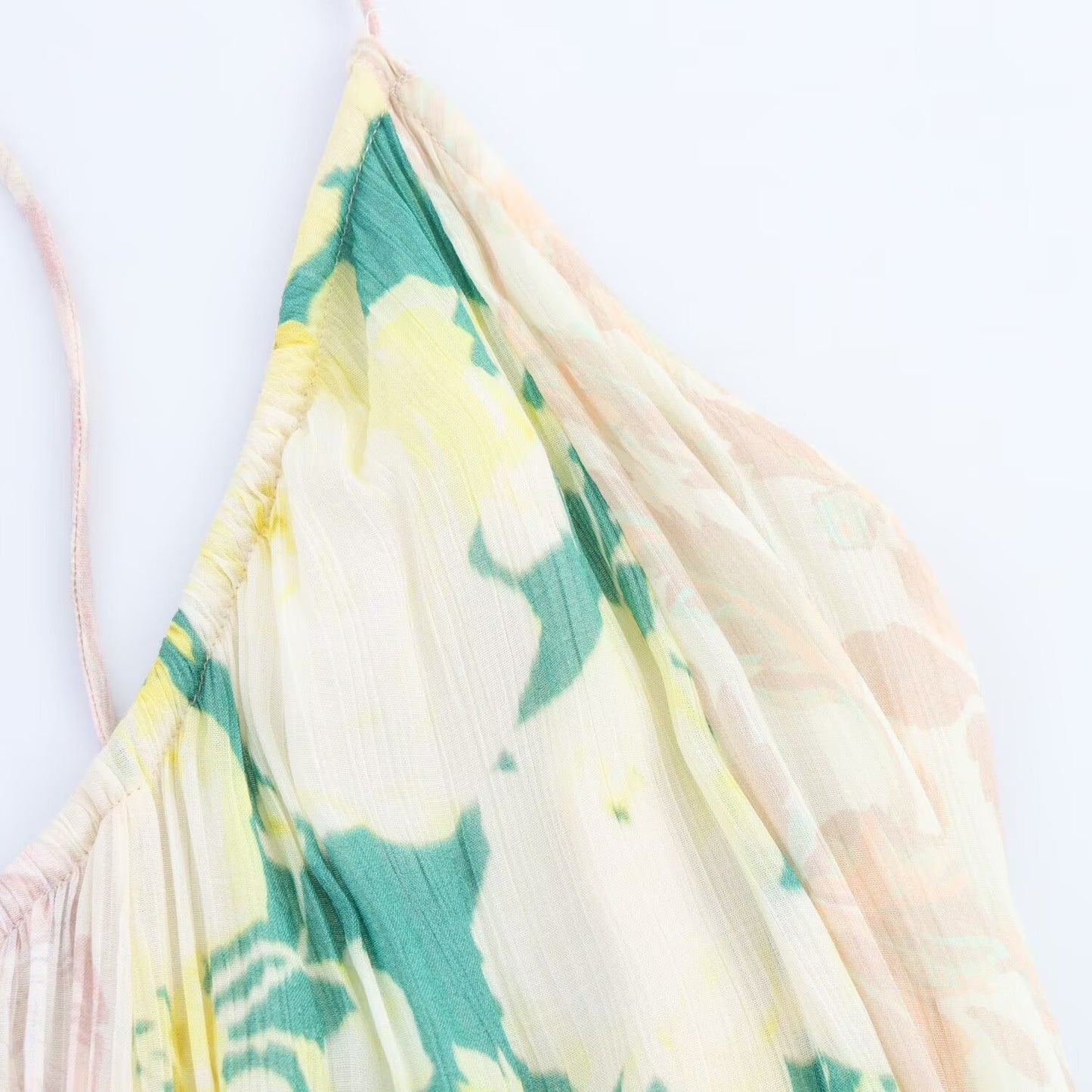 Ethereal Floral Cascade Maxi Dress