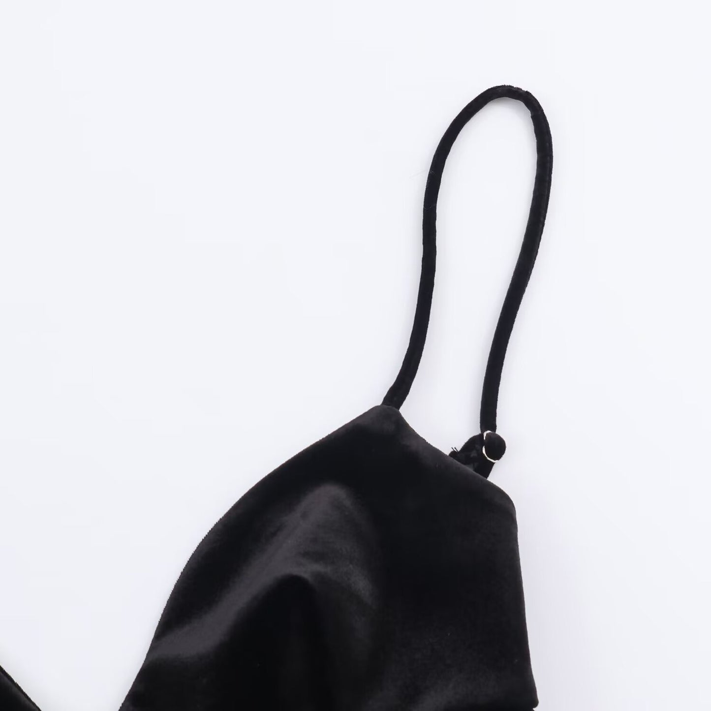 Midnight Noir Asymmetrical Lace Slip