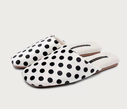 The Polka Charm Lounge Mules