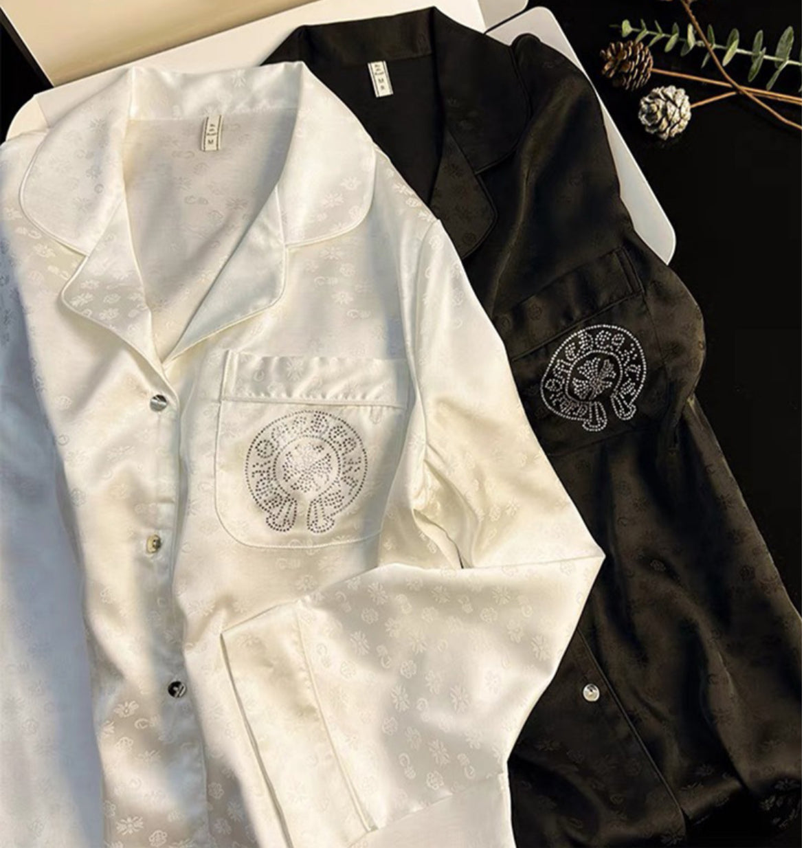 Midnight Luxe Satin Set