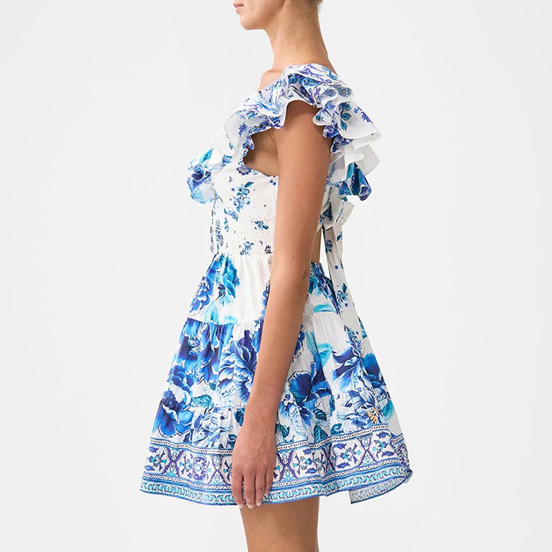 The Santorini Bloom Dress